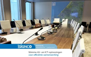 Signco realiseert Slimme AV- en ICT-oplossingen voor efficiënte samenwerking